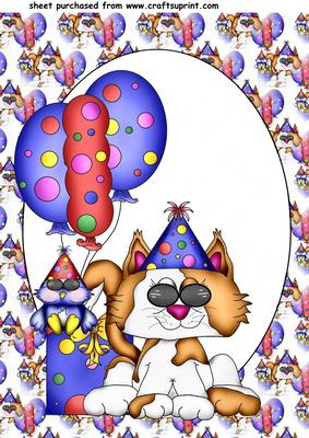 Oscar and Pete Birthday Topper 1