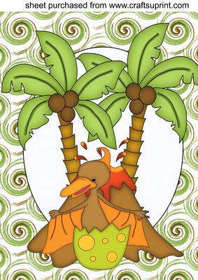 Dino Baby Topper 4