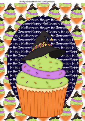 Halloweeen Cupcake Topper 1