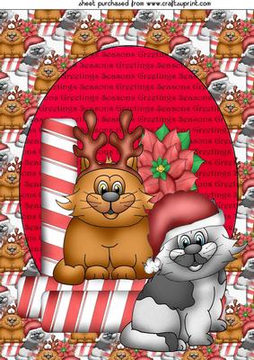 Christmas Kitty Topper 4