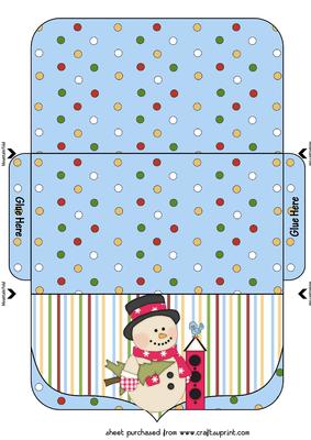 Spotty Snowman Wallet 1