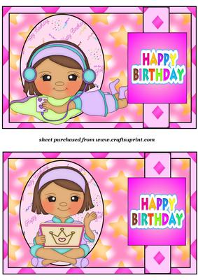 2 Birthday Girl Toppers 2