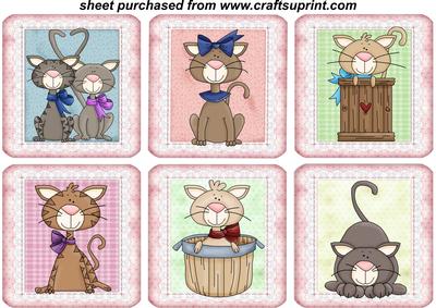 6 Cute Cat Toppers