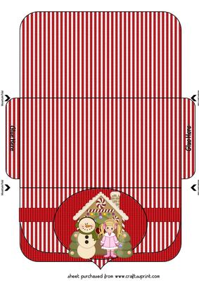 Red Snow Buddies Money/voucher Wallet 4