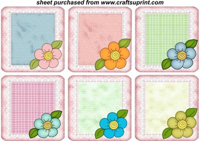 6 Floral Toppers