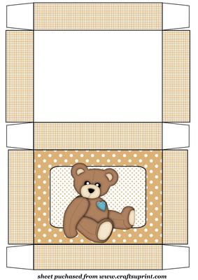 Cute Teddy Gift Box 3