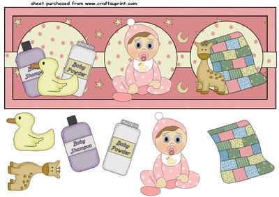 Baby Girl Card Front