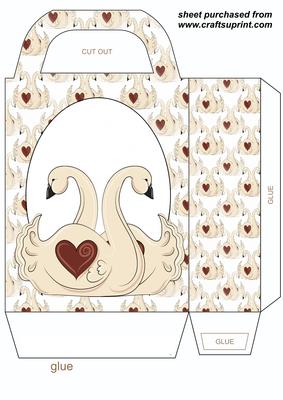 Beautiful Swans Gift Bag