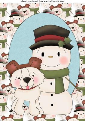 Cute Christmas Puppy Topper 4