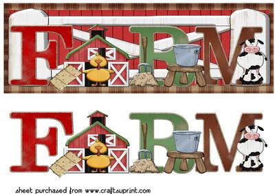 Down on the Farm Card Front 2