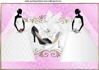Beautiful Female-female Wedding Topper 1