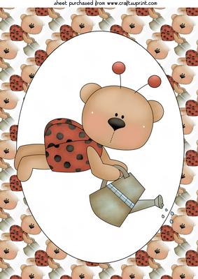 Cute Floral Ladybird Topper 5