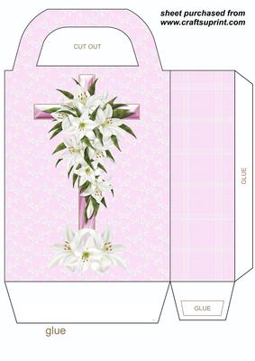 Pink Easter Lilies Gift Bag 1