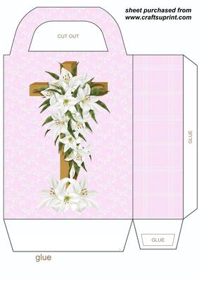 Pink Easter Lilies Gift Bag 2