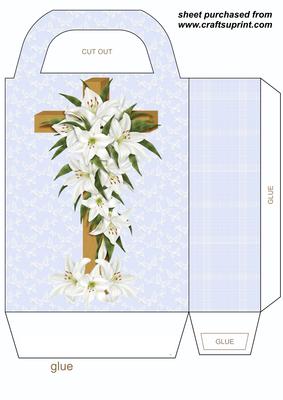 Blue Easter Lilies Gift Bag 1