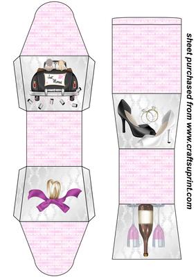 Female Civil Wedding Gift/favour Box