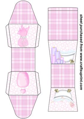Pink Pamper Me Gift/favour Box