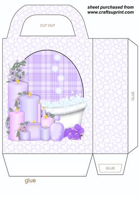 Purple Pamper Gift Bag