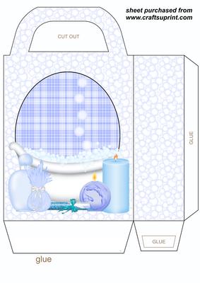 Blue Pamper Gift Bag