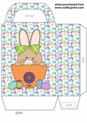 Easter Bunny in Egg Gift Bag 2