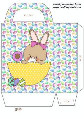 Easter Bunny in Egg Gift Bag 5
