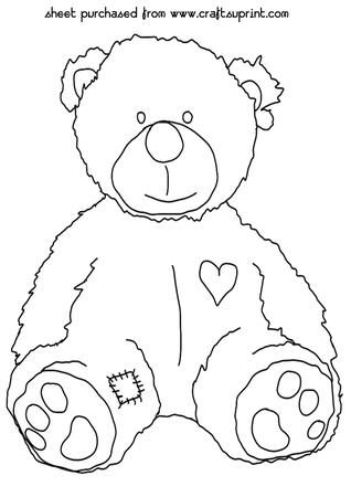 Scruffy Ted Digi Stamp