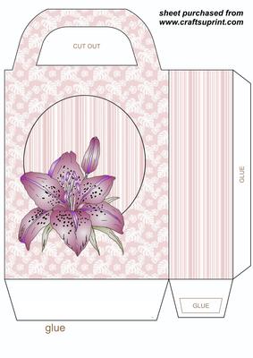 Pink Lily Gift Bag 2