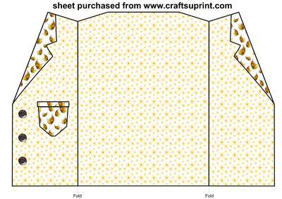 Yellow Floral Butterfly Jacket Card Blank