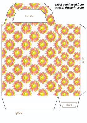 Rainbow Daisy Gift Bag