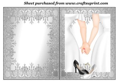 Female Civil Wedding Card
