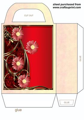 Red Daisy Gift Bag