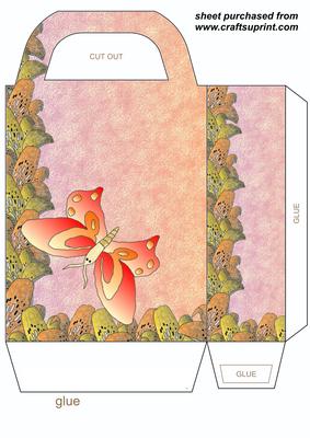 Lily and Butterfly Gift Bag 3