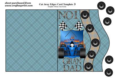 No 1 Grandad Racing Card Card