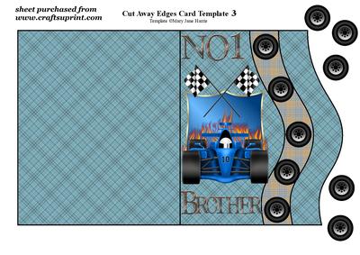 No 1 Brother Racing Card Card