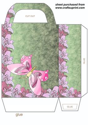 Lily and Butterfly Gift Bag 6