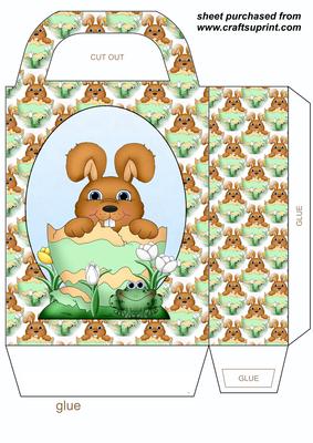 Easter Egg Bunny Gift Bag 1