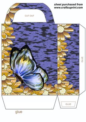 Butterfly and Daisy Gift Bag 6