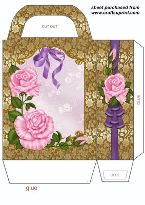 Pink Roses Gift Bag