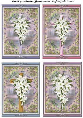 4 Waterfall Lily Toppers
