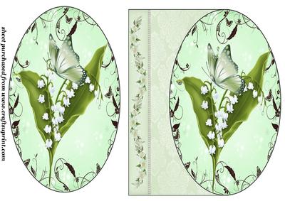 Lily of the Valley Card Front