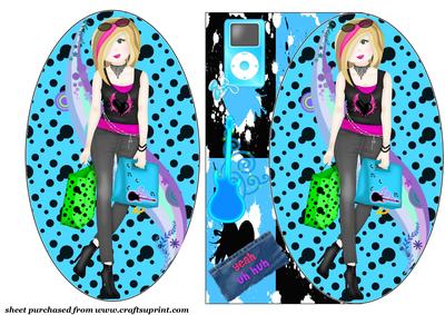 Blue Teenager Card Front