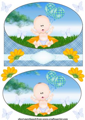 Baby Boy Card Front 2