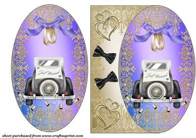Male Civil Wedding Card Front