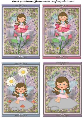 4 Woodland Fairy Toppers