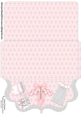 Girls Christening Clutch Bag Wallet