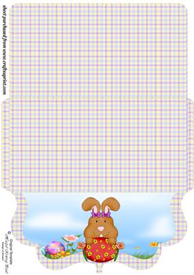 Easter Bunny Clutch Money/voucher Wallet 5