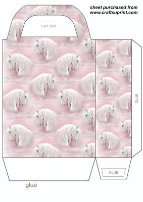 Beautiful Horse Heads Gift Bag 1