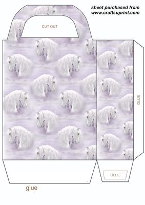 Beautiful Horse Heads Gift Bag 2
