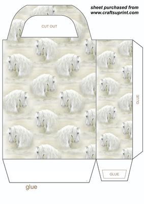 Beautiful Horse Heads Gift Bag 4