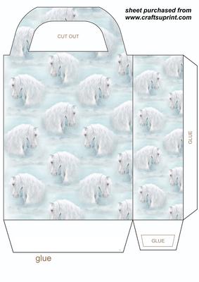 Beautiful Horse Heads Gift Bag 7
